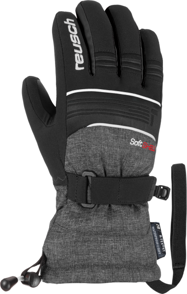 Reusch Kondor R-TEX® XT Junior 6361218 7721 black grey front